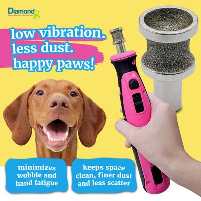 Show full view: Diamondg Enhanced Diamond Rotary Nail Grinder & Trimmer Bits, Silver, Small/Large, 2 count slide 7 of 9