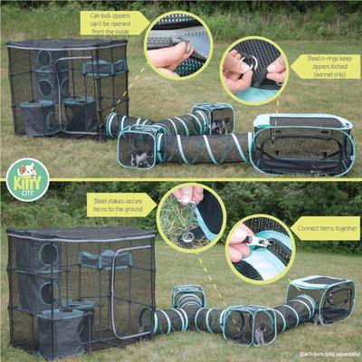 Show full view: Kitty City Outdoor Catio Cat Furniture & Play Kit slide 7 of 12
