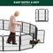 Show in main carousel: FXW Rollick Indoor & Outdoor Dog Playpen, Black, 24-in, 24-panel slide 4 of 9