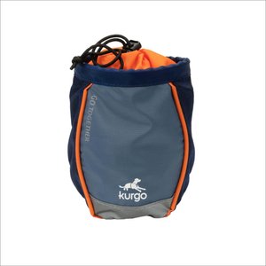 Kurgo Go Stuff-It Dog Treat Bag, Navy Blue