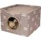 Show in main carousel: Kitty City Folding Cube Cat House with Bed, Tan slide 3 of 10