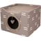 Show in main carousel: Kitty City Folding Cube Cat House with Bed, Tan slide 1 of 10