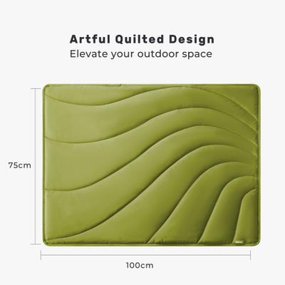 Show full view: Allisandro Outdoor Water-Repellent Dog Mat, 38 x 29-in, Olive Green slide 5 of 9