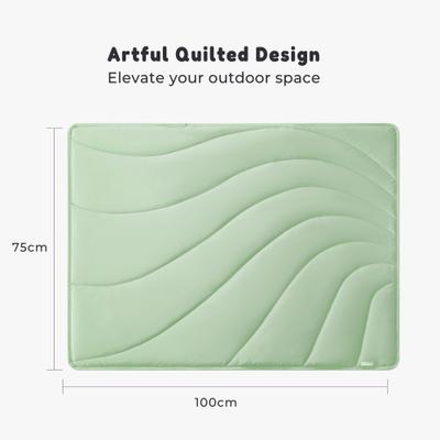 Show full view: Allisandro Outdoor Water-Repellent Dog Mat, 38 x 29-in, Pale Green slide 4 of 8