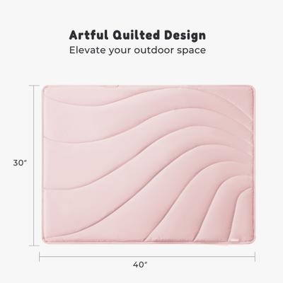 Show full view: Allisandro Outdoor Water-Repellent Dog Mat, 38 x 29-in, Pink slide 4 of 9