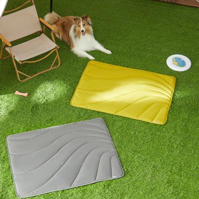 Show full view: Allisandro Outdoor Water-Repellent Dog Mat, 38 x 29-in, Grey slide 2 of 9