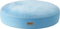Allisandro Premium Round Dog Bed with Removable Cover, 24 x 24 x 4-in, Blue