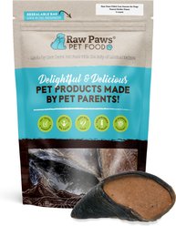 Raw Paws Filled Cow Hooves Peanut Butter Flavor Dog Chews, 5 count