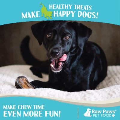 Show full view: Raw Paws Filled Cow Hooves Peanut Butter Flavor Dog Chews, 5 count slide 6 of 7