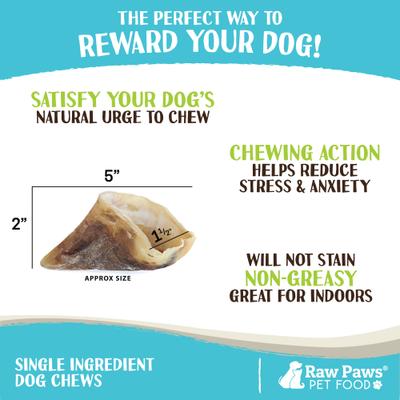 Show full view: Raw Paws Cow Hooves Dog Chews, 10 count slide 4 of 7