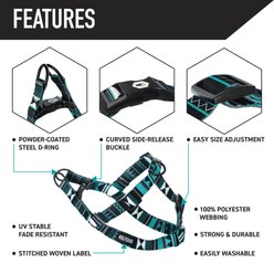 Wolfgang WesternSky Comfort No Pull Step In Back Clip Dog Harness, Small: 12 to 18-in chest slide 2 of 6