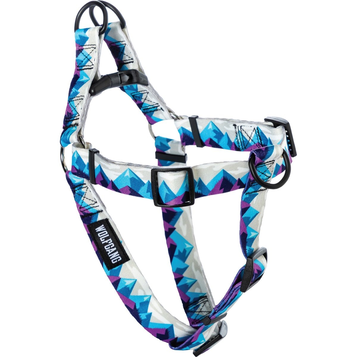Wolfgang RockyPeaks Comfort No Pull Step In Back Clip Dog Harness, Small: 12 to 18-in chest