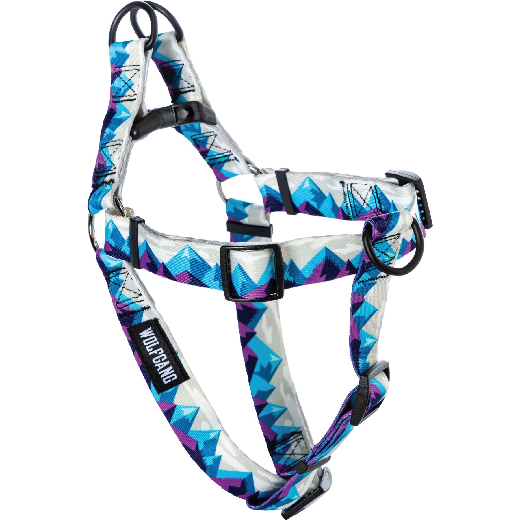 Wolfgang RockyPeaks Comfort No Pull Step In Back Clip Dog Harness, X-Large: 26 to 38-in chest