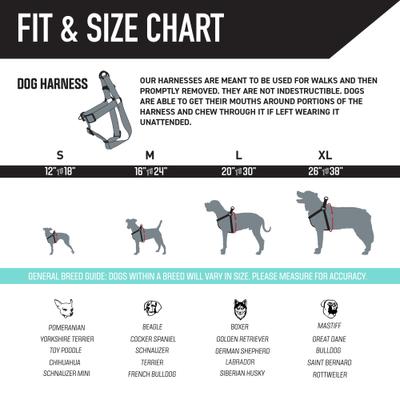 Show full view: Wolfgang MarbleSwirl Comfort No Pull Step In Back Clip Dog Harness, X-Large: 26 to 38-in chest slide 4 of 6