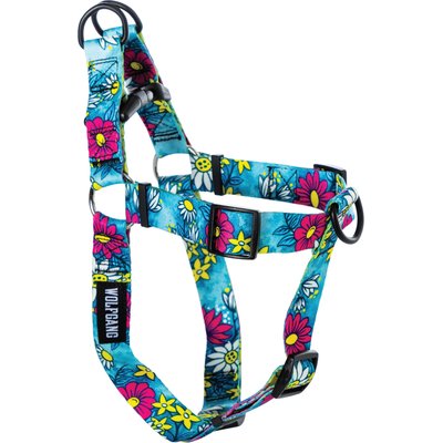 Wolfgang Wolfgang LazyDaisy Comfort No Pull Step In Back Clip Dog Harness, Small: 12 to 18-in chest