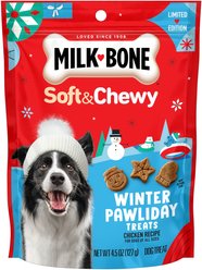 Milk-Bone 12 Days Woofmas Advent Calendar Beef & Peanut Butter Crunchy Adult Dog Treats, 2.85-oz box
