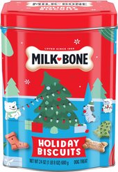 Milk-Bone Limited-Edition Holiday Biscuits Dog Treats, 24-oz tin slide 1 of 9