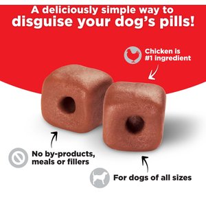 Milk-Bone Pill Pouches with Real Chicken Dog Treats, 6-oz bag