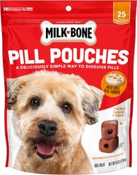 Milk-Bone Pill Pouches with Real Chicken Dog Treats, 6-oz bag