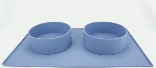 Show full view: ADC Houndstone & Co. Non-Skid Silicone BPA-Free Dog Bowl, Sky Blue, 4.5-cup slide 6 of 9