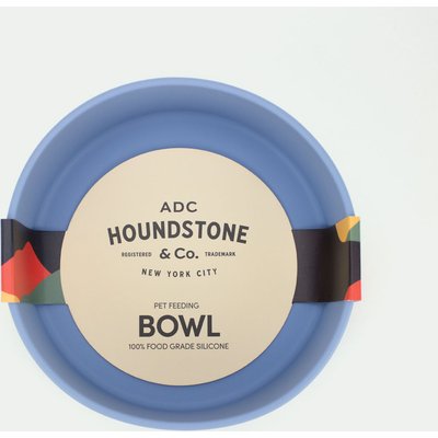ADC Houndstone & Co. ADC Houndstone & Co. Non-Skid Silicone BPA-Free Dog Bowl, Sky Blue, 4.5-cup
