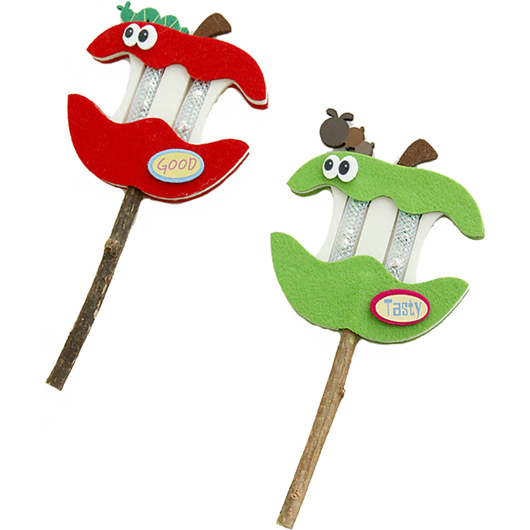 Fashion's Talk Indoor Silvervine Sticks Apple Cat Chew Toy, Multicolor, 2 count