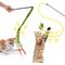 Show in main carousel: Fashion's Talk Mesh & Crinkle Plush Snake Interactive Play Teaser Wand Cat Toy, Multicolor, 2 count slide 1 of 7