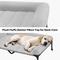 Show in main carousel: Veehoo Cooling Orthopedic Elevated Dog Bed with Removable Fluffy Plush Pillow Cushion, Grey, XX-Large slide 4 of 7