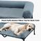 Show in main carousel: Veehoo Cooling Orthopedic Elevated Dog Bed with Removable Fluffy Plush Pillow Cushion, Haze Blue, XX-Large slide 4 of 7