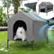 Show in main carousel: Veehoo 2-in-1 Indoor & Outdoor Elevated Cot Bed Dog House, Sky Grey, Sky Grey, Large slide 6 of 8
