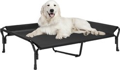 Veehoo Guardrail Elevated Dog Bed, Black, X-Large