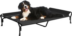 Veehoo Guardrail Elevated Dog Bed, Black, XX-Large