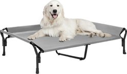 Veehoo Guardrail Elevated Dog Bed, Sky Grey, X-Large slide 1 of 5