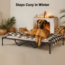 Veehoo Cooling Elevated Dog Bed, Black, XX-Large slide 2 of 8
