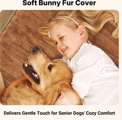 Veehoo Orthopedic Memory Foam Elevated Dog Bed with Removable Cover, Brown, X-Large slide 2 of 5