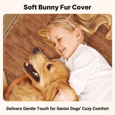 Show full view: Veehoo Orthopedic Memory Foam Elevated Dog Bed with Removable Cover, Brown, Large slide 6 of 7