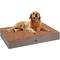 Show in main carousel: Veehoo Orthopedic Memory Foam Elevated Dog Bed with Removable Cover, Brown, Large slide 1 of 7