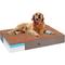 Show in main carousel: Veehoo Orthopedic Memory Foam Elevated Dog Bed with Removable Cover, Brown, Large slide 3 of 7