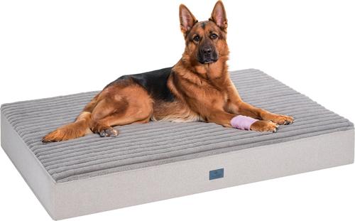 Show full view: Veehoo Orthopedic Memory Foam Elevated Dog Bed with Removable Cover, Grey, X-Large slide 3 of 7