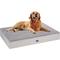 Show in main carousel: Veehoo Orthopedic Memory Foam Elevated Dog Bed with Removable Cover, Grey, Large slide 1 of 7
