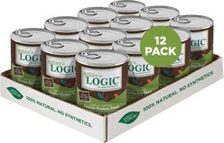 Nature's Logic 100% Natural Canine Turkey Feast All Life Stages Grain-Free Wet Dog Food, 13.2-oz, case of 12
