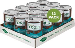 Nature's Logic 100% Natural Canine Lamb Feast All Life Stages Grain-Free Wet Dog Food, 13.2-oz, case of 12