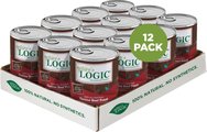 Nature's Logic 100% Natural Canine Beef Feast All Life Stages Grain-Free Wet Dog Food, 13.2-oz, case of 12