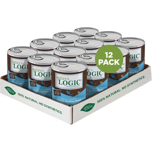 Nature's Logic 100% Natural Canine Sardine Feast All Life Stages Grain-Free Wet Dog Food, 13.2-oz, case of 12
