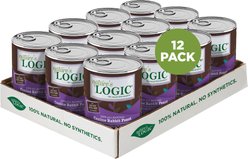 Nature's Logic 100% Natural Canine Rabbit Feast All Life Stages Grain-Free Wet Dog Food, 13.2-oz, case of 12