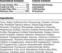 BIXBI Liberty Tuna Pate Recipe Grain-Free Wet Cat Food, 2.75-oz can, case of 24 slide 2 of 6