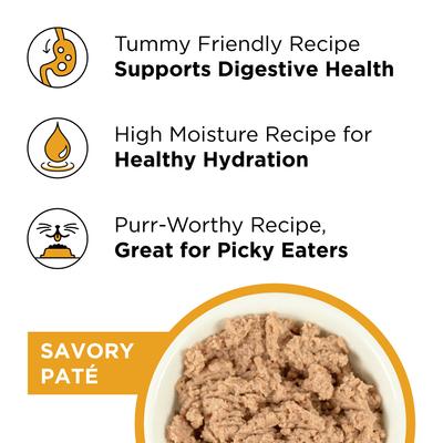Show full view: BIXBI Liberty Tuna Pate Recipe Grain-Free Wet Cat Food, 2.75-oz can, case of 24 slide 4 of 7