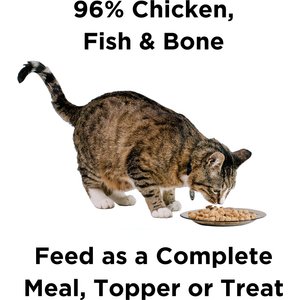BIXBI RAWBBLE Chicken & Salmon Recipe Grain-Free Freeze-Dried Cat Food, 10-oz bag