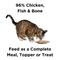 Show in main carousel: BIXBI RAWBBLE Chicken & Salmon Recipe Grain-Free Freeze-Dried Cat Food, 10-oz bag slide 3 of 9