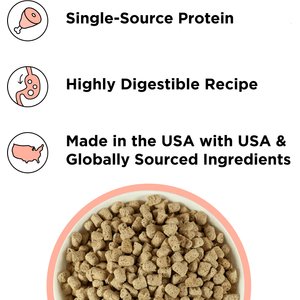 BIXBI Rawbble Beef Recipe Grain-Free Freeze-Dried Dog Food, 26-oz bag